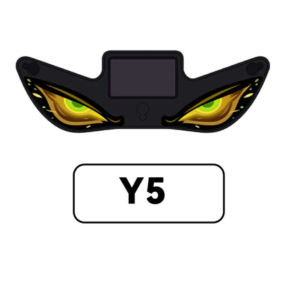 Solar Powered Car Neon Light Wireless Cool DEMON EYE Led Ambient Light Suction Cup USB Rechargeable Atmosphere Breathing Lamp