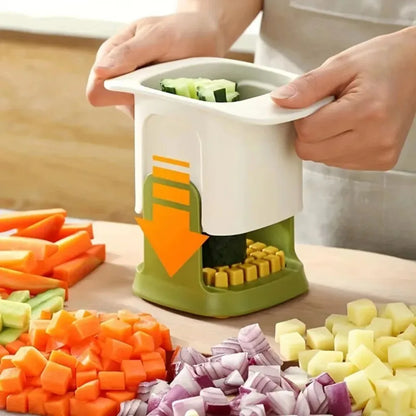 Multifunctional Vegetable Slicer Cutter Easy To Clean Manual Dicing Tool Practical Vegetable Cutter Hand Pressure Cutter