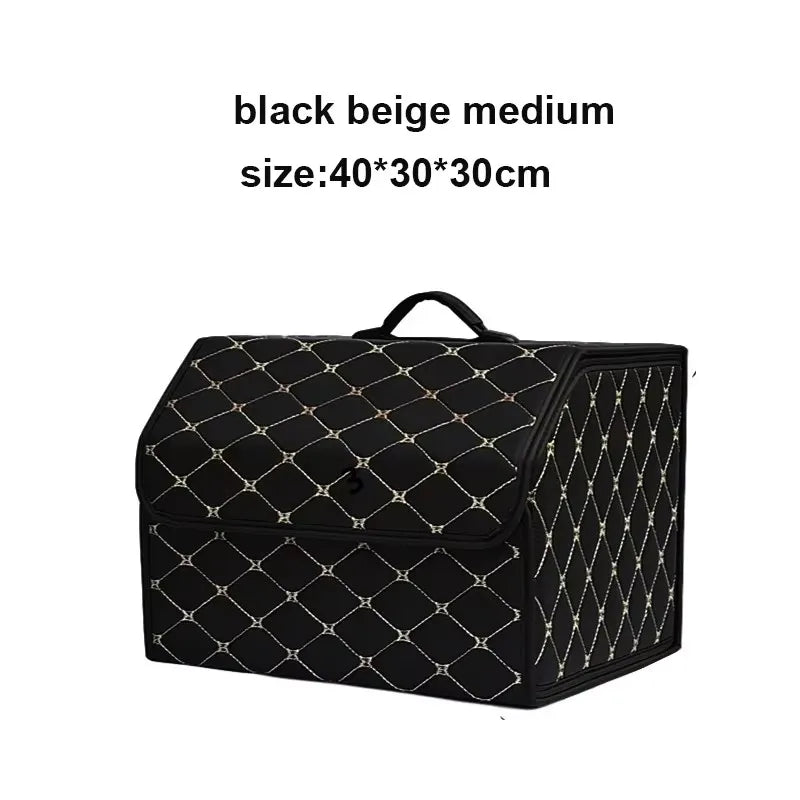 Multipurpose Collapsible Car Trunk Storage Organizer With Lid Portable Car Storage Bag Car Trunk Organizer