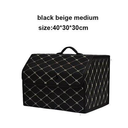 Multipurpose Collapsible Car Trunk Storage Organizer With Lid Portable Car Storage Bag Car Trunk Organizer