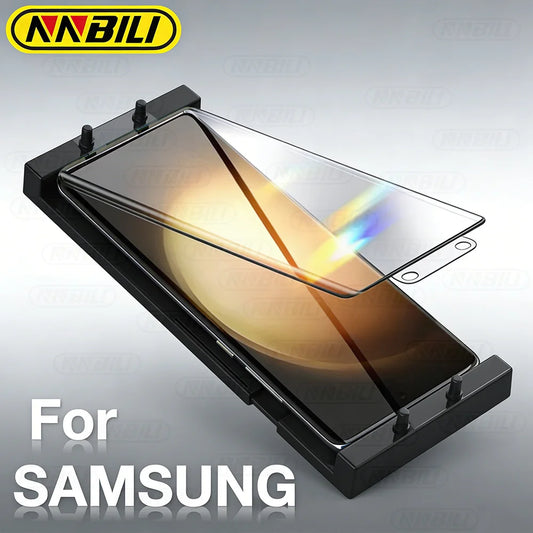 NNBILI 3Pcs Ceramic Hydrogel Film For Samsung Galaxy S26 Ultra S25 S24 S23 S22 S21 S20 S10 S9 S8+ Screen Protector+Install Kit