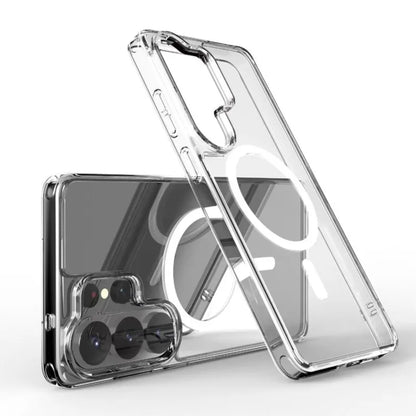 Transparent Shockproof Phone Case For Samsung Galaxy S26 S25 S24 S23 S22 S21 S20 Ultra Plus FE Magnetic Armor Cover