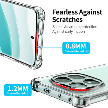 TPU Transparent Case for Xiaomi Redmi Note 15 14 Pro 5G Pro+ Plus Protective Cover Four Corners Shockproof Bumper Coque Fundas