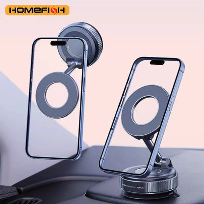 HOMEFISH K007 Magnetic Phone Holder｜Three-axis Rotation For Free Adjustment｜A Convenient Choice For Multiple Scenarios.
