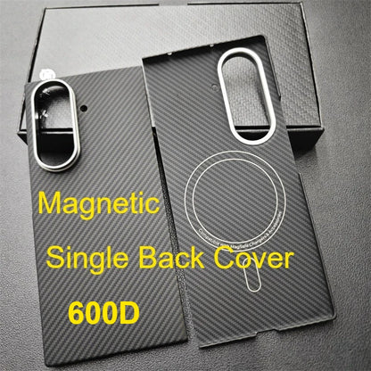 Aramid Magnetic Case For Samsung Galaxy Z Fold 7 Carbon Fiber Cover For Magsafe Case Shell Cover Mobile Phone Accessories