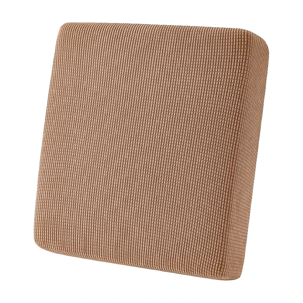 Jacquard Patio Sofa Cushion Cover Universal Outdoor Stretch Sofa Cover Solid Color Cushion Protector Waffle Pattern