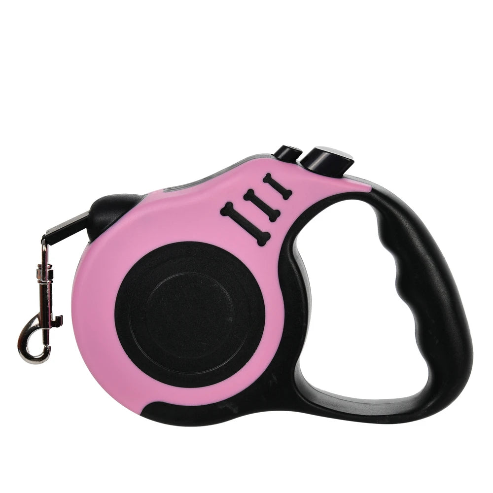 Retractable Dog Leash – 3m & 5m Nylon Lead for Small & Medium Dogs
