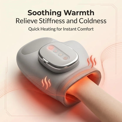 Hand Massager with Airbag Compression Finger Wrist Palm Massage Machine Vibration Glove for Hand Muscle Relax Gift for Men Women