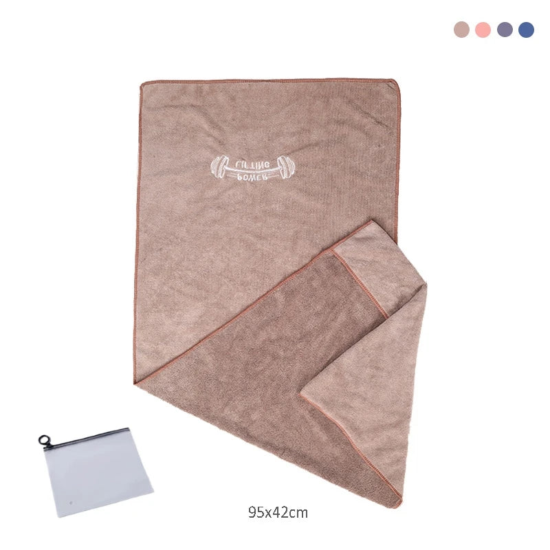 Fitness Quick Dry Towel 42*95cm Microfiber Gym Yoga Training Swimming Tennis Towel Beach Jogging Body Anti-slip Sports Sweat