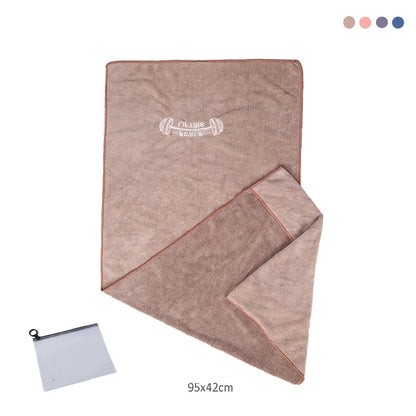 Fitness Quick Dry Towel 42*95cm Microfiber Gym Yoga Training Swimming Tennis Towel Beach Jogging Body Anti-slip Sports Sweat