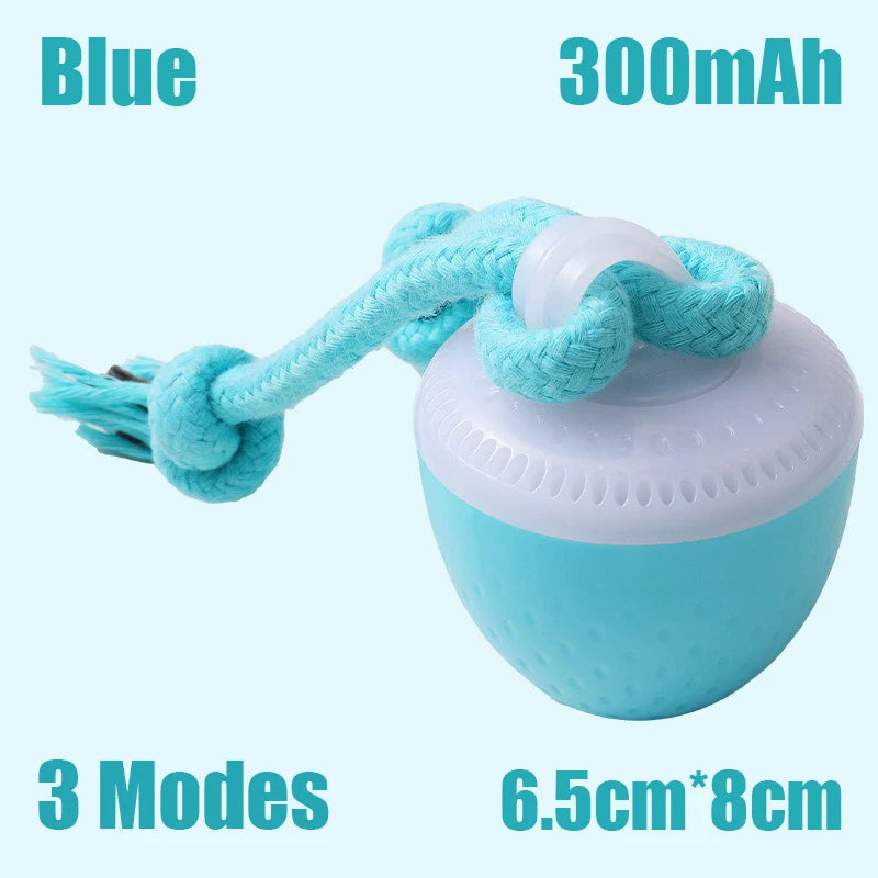 Smart Dog Toy Ball Electronic Interactive Pet Toy Moving Ball Rope USB 3 Modes Automatic Moving Bouncing for Puppy Chew Products