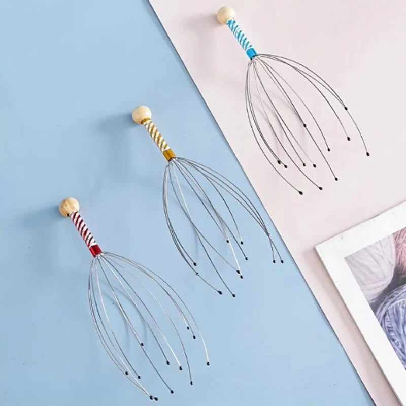 Octopus Scalp Massager – Stainless Steel Head Relaxer