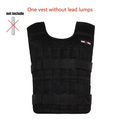 20kg Adjustable Weight Training Suit Empty Bag Fitness Running Vest, Hand And Foot Strength Training Physical Training Clothing