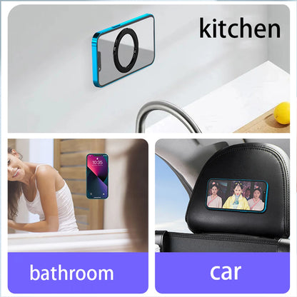 MagSafe Magnetic Phone Holder Ring Stand for iPhone 14/13/12 - Universal Wall & Car Mount for iPad Tablet