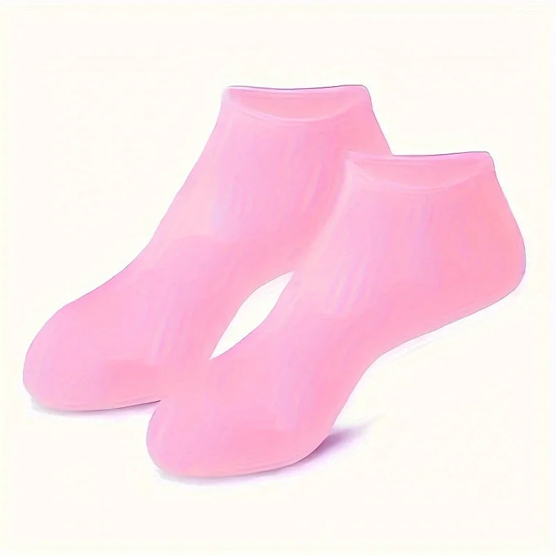 Socks Exfoliating Moisturizing Anti Dry Cracked Plantar Protection Socks ExfoliatingSilicone Socks Foot Skin Care Elastic Socks