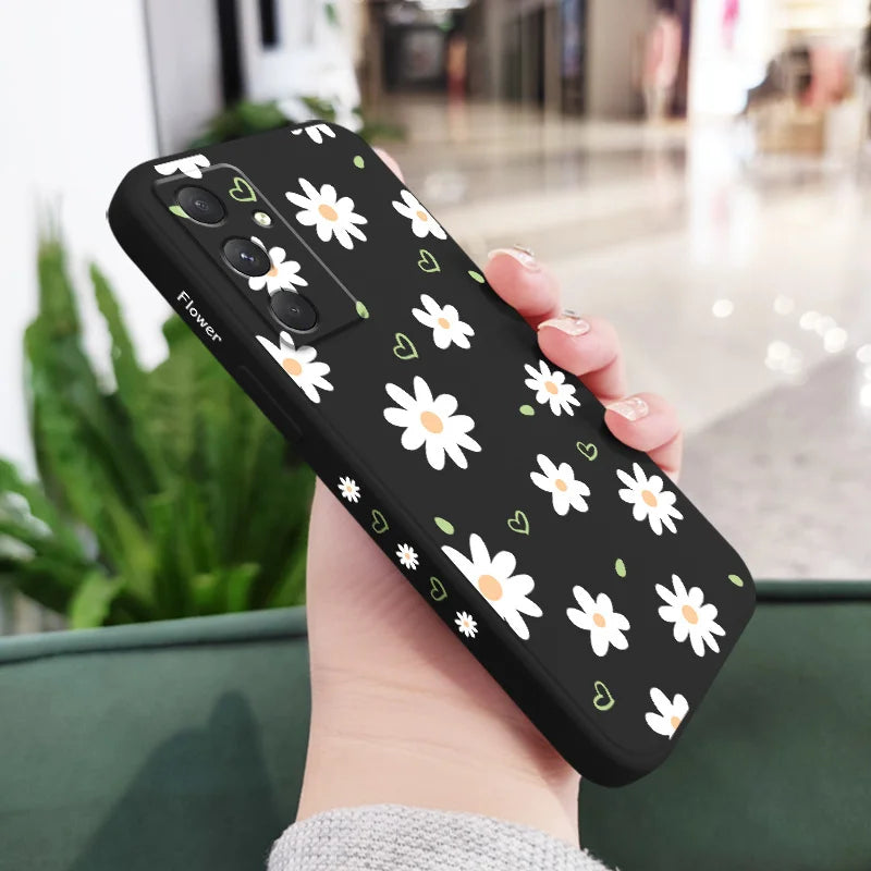 Tender Daisy Phone Case For Samsung Galaxy A56 A36 A26 A55 A35 A25 A15 A17 A16 A07 A06 A05 A54 A34 A24 A14 A04 A04S A04E 4G 5G