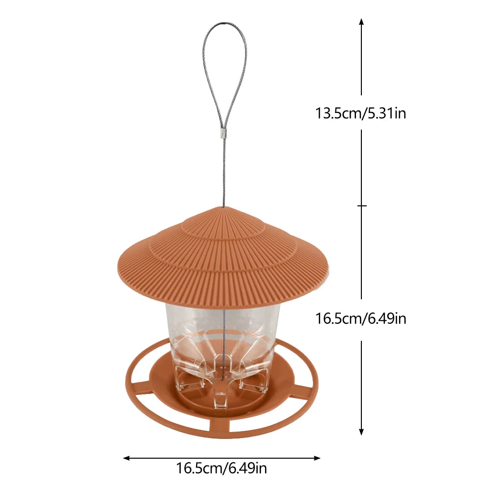 3/2/1PCS Bird Feeder Hanging Easy Clean and Fill Outdoor Large Capacity for Garden  Outside Decoration Outdoors Squirrel Proof