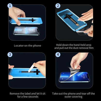 5Pcs For iPhone 17 16e 16 15 14 13 12 11 XR XS Pro Max Plus Screen Protector Toughened Glass Phone With Install Kit Remove