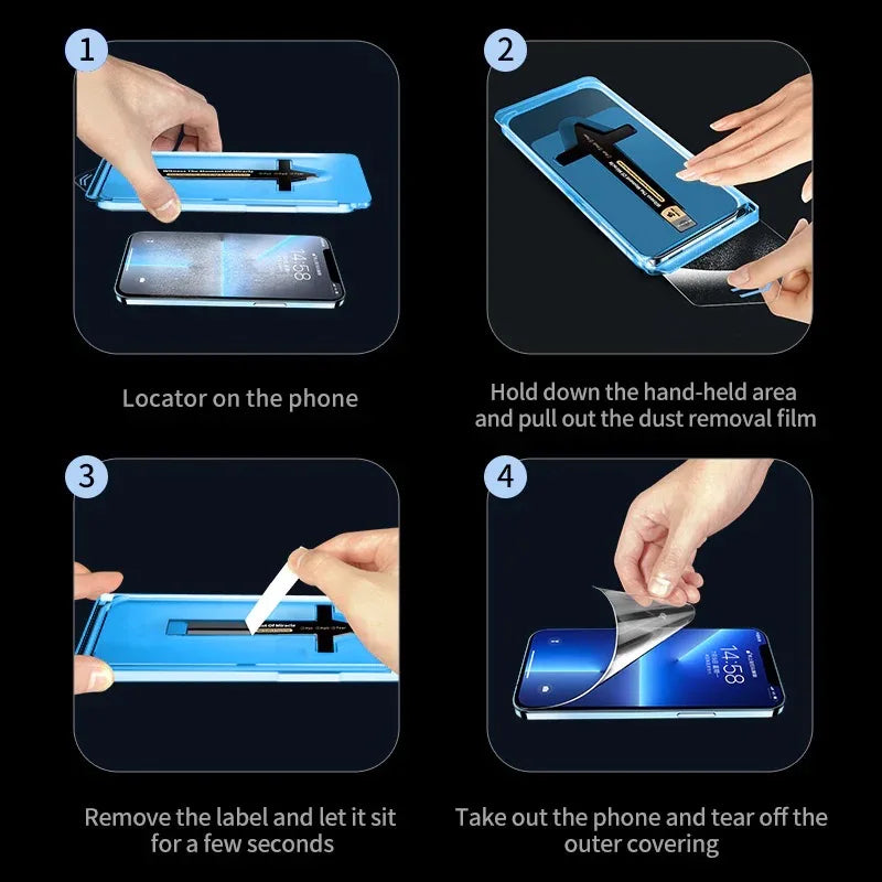 1-5Pcs For Samsung Galaxy S25 S24 S23 S22 Plus Ultra 5G Screen Protector Toughened Glass Phone With Install Kit Remove Explosion