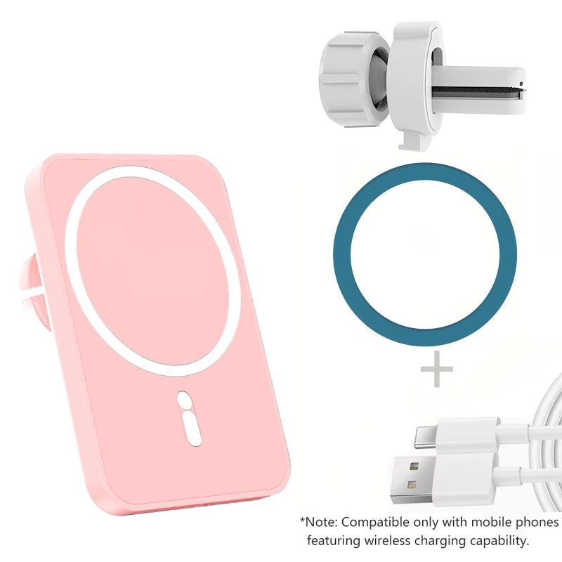 HOMEFISH F188A Magnetic Car Wireless Charger For Phone\Pad\Watch Car Phone Holder Stand Mount Fast Charging Station