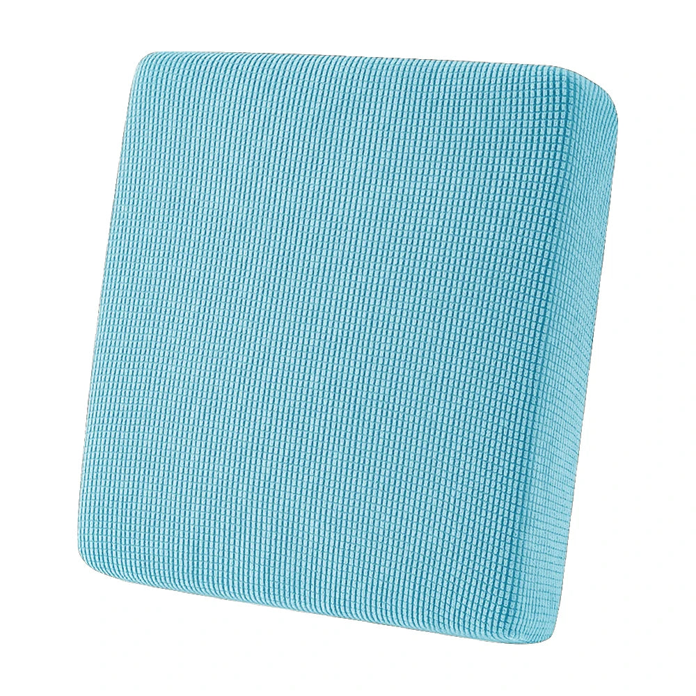 Jacquard Patio Sofa Cushion Cover Universal Outdoor Stretch Sofa Cover Solid Color Cushion Protector Waffle Pattern