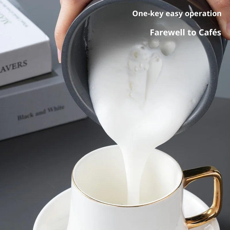 Homefish Magnetic suction mini milk frother handheld electric milk steamer cold and hot stirring milk frother