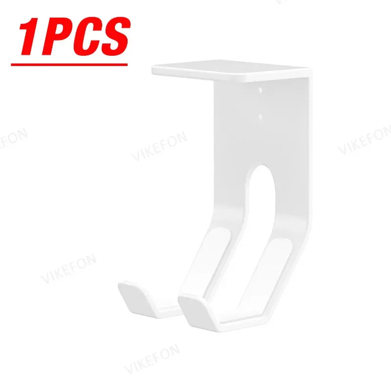 2pcs/4pcs ABS Under Table Game Controller Rack Game Console Storage Base Headset Holder Stand for Sony Xbox Switch PS5/PS4 Mount