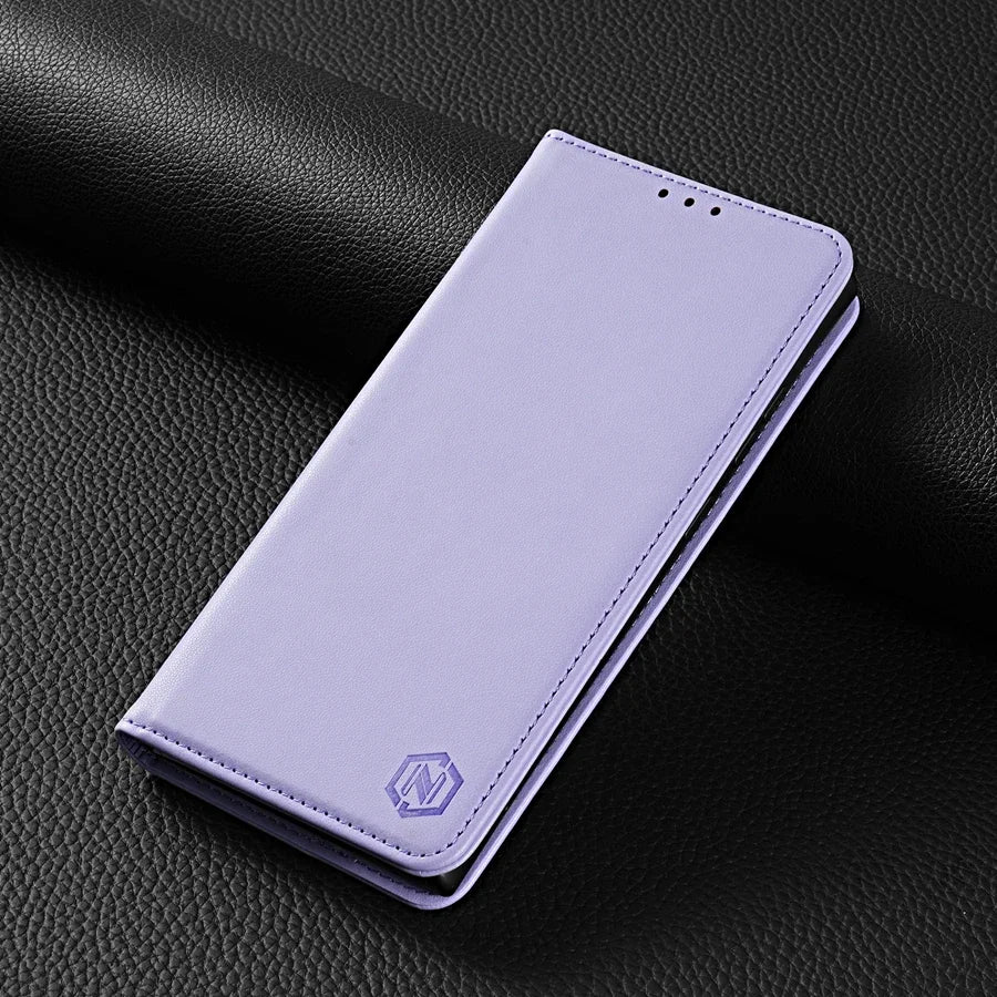 Wallet Strong Magnetic Card Slot Flip Leather Case For Samsung Galaxy S25 Ultra S24 Plus S23 S22 S21 S20 FE A15 A16 A36 A55 A56