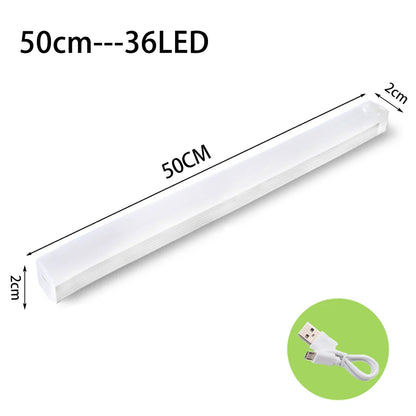 LED Motion Sensor Under-Cabinet Light — USB Rechargeable