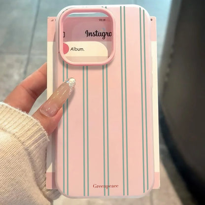 Candy Stripe iPhone Case — Colorful Shockproof Cover