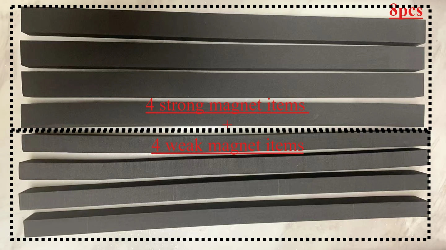 Magnetic/Adhesive Car Door Edge Bumper Protection Strip, Universal Door Buffer Strip, Adhesive Anti-Collision Strip