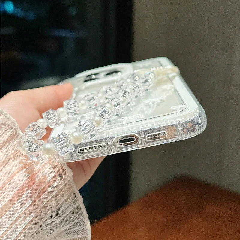 Fashion Lovely Bowknot Clear Phone Case For iPhone 17 16 15 14 13 12 14 Pro Max 16E X XR XS Max 7 8 Plus Transparent Soft Cover
