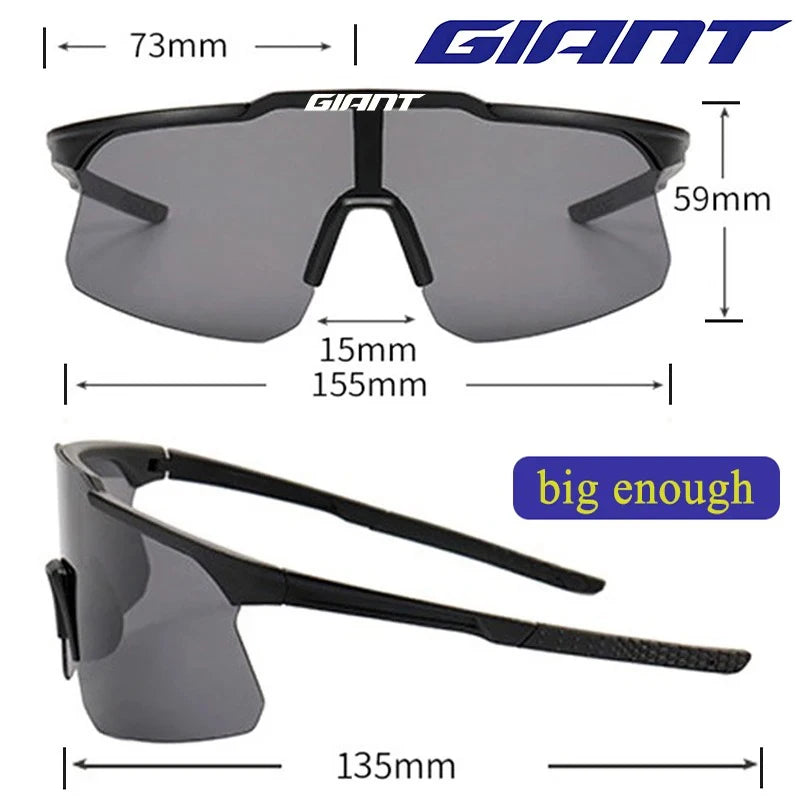 giant cycling sunglasses men and women MTB Road Bicycle cycling sunglasses Outdoor Lenses With case glasses Cycling goggle