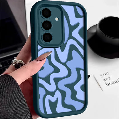 Striped Pattern Phone Case For Samsung Galaxy A57 A27 A37 A56 A16 A17 A36 A26 A55 A54 A15 S26 S25 S24 S23 S22 Ultra S25 FE Cover