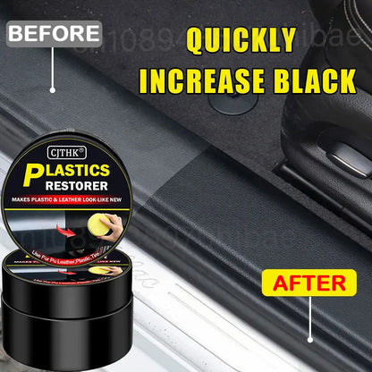 Car Plastic Restorer and Leather Coating – Back to Black Gloss