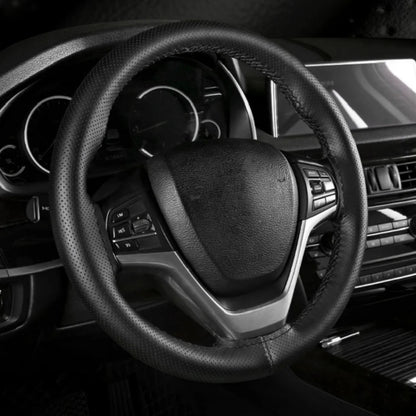 DIY Car Steering Wheel Cover Fiber Leather with Needle Braid on Steering Wheel SkidProof Car Styling Interior Accessorie