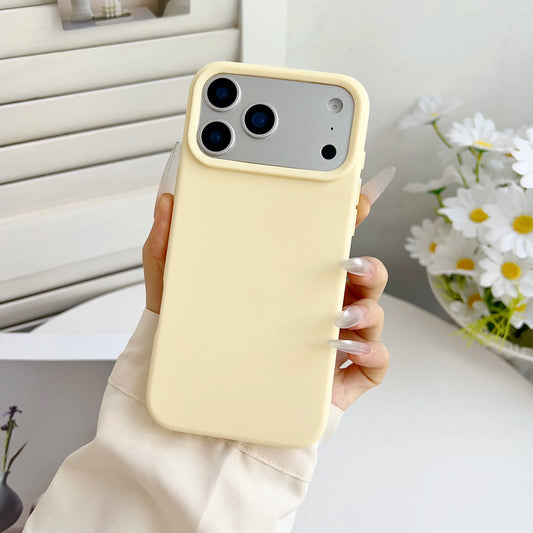 Orange Matte Silicone Case For iPhone 17 Pro Max Air 16E 16 E 15 Plus 14 13 12 17Pro iPhone17 Shockproof Phone Cover Accessories