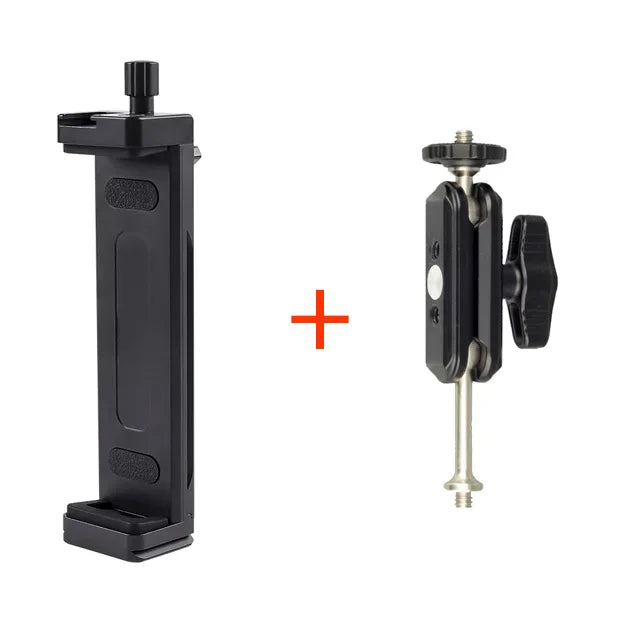 Universal Aluminum Alloy Tablet Phone Stand Holder Clip Tripod Adjustable Bracket for Mobile Phones Ipro Tablets Tablet Holder