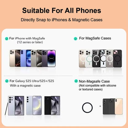 Grippopso 2026 New For Magsafe Holder Phone Griptok Magnetic Foldable Holder Cell Phone Accessories For IPhone Samsung  Xiaomi