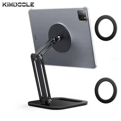 Artpowers Metal Magnetic Tablet Holder for Table Desk Stand Suport for Ipad Pro Xiaomi Samsung Huawei Apple Tablet Accessories