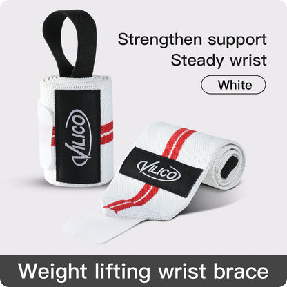 1/2 Piece- Wristband Wrist Support Brace Straps Extra Strength Weight Lifting Wrist Wraps Bandage Fitness Gym Training