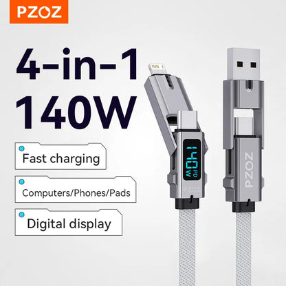 PZOZ For usb c to type c lightning micro tf card reader cable iphone iPad macbook mobile phone charger fast charging cable data