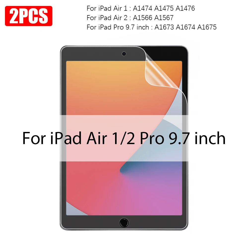 2PCS Paper Film Like For iPad 11th A16 10 9 9th 10th Generation Pro 13 M4 M5 12.9 Screen Protector Ipad Air 11 5 4 M3 M2 Mini 7