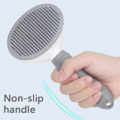 Self-Cleaning Pet Dematting Comb for Dogs & Cats