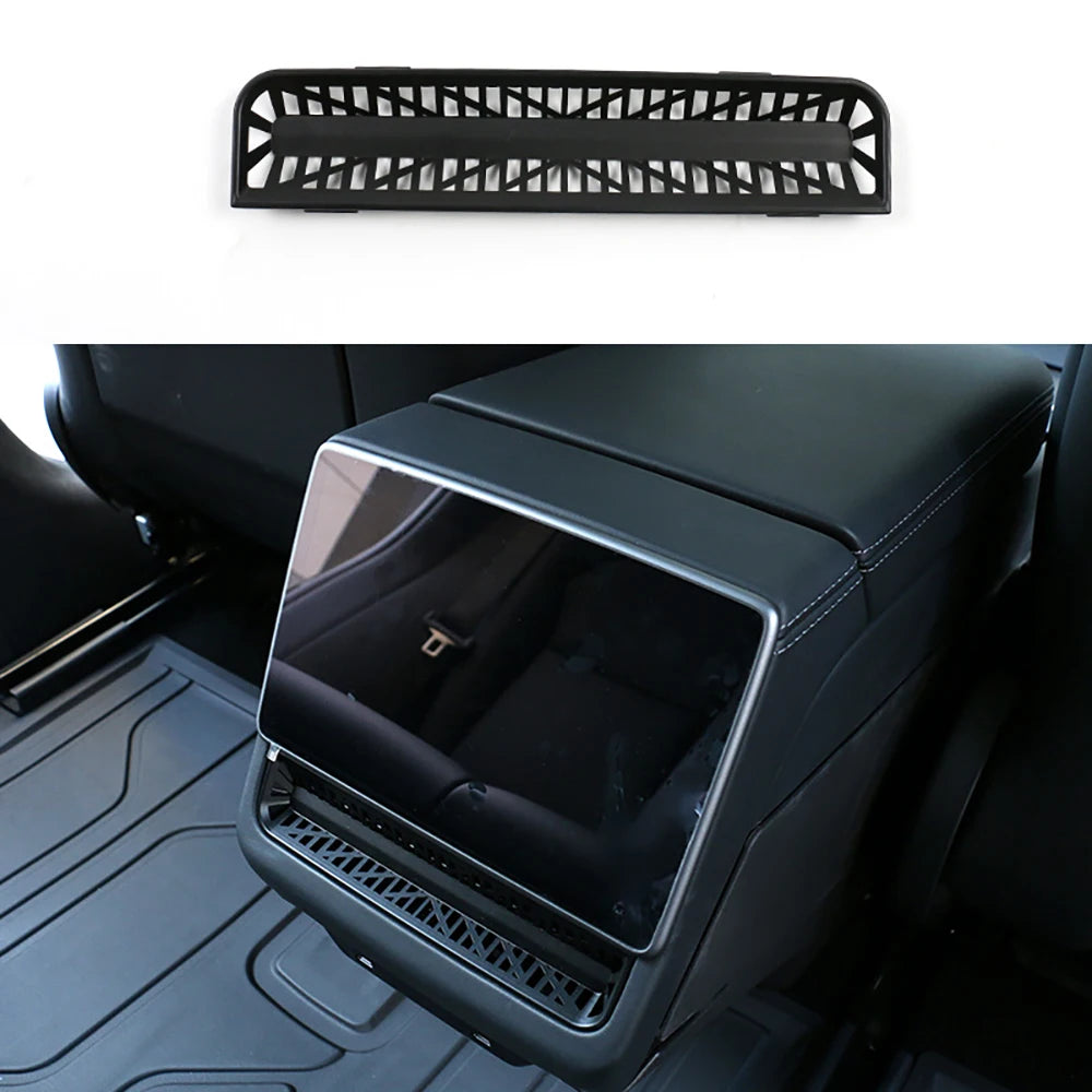 TESY For New Tesla Model YL Y Juniper Launch Model 3 Highland Rear Air Outlet Cover Rear Air Vent Protective Anti Blocking
