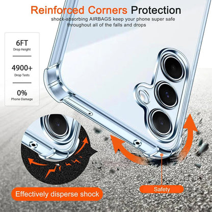 Protector Transparent Case For Samsung Galaxy S25 S24 S23 S22 A16 A26 A36 A56 A15 A35 A55 A14 A34 A54 A13 A53 A52 5G Clear Cover