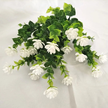 1/3 Bundle Artificial Flowers Outdoor Shrubs Plants UV Resistant Fake Flower Greenery for Office Kitchen Wedding Hotel Decor