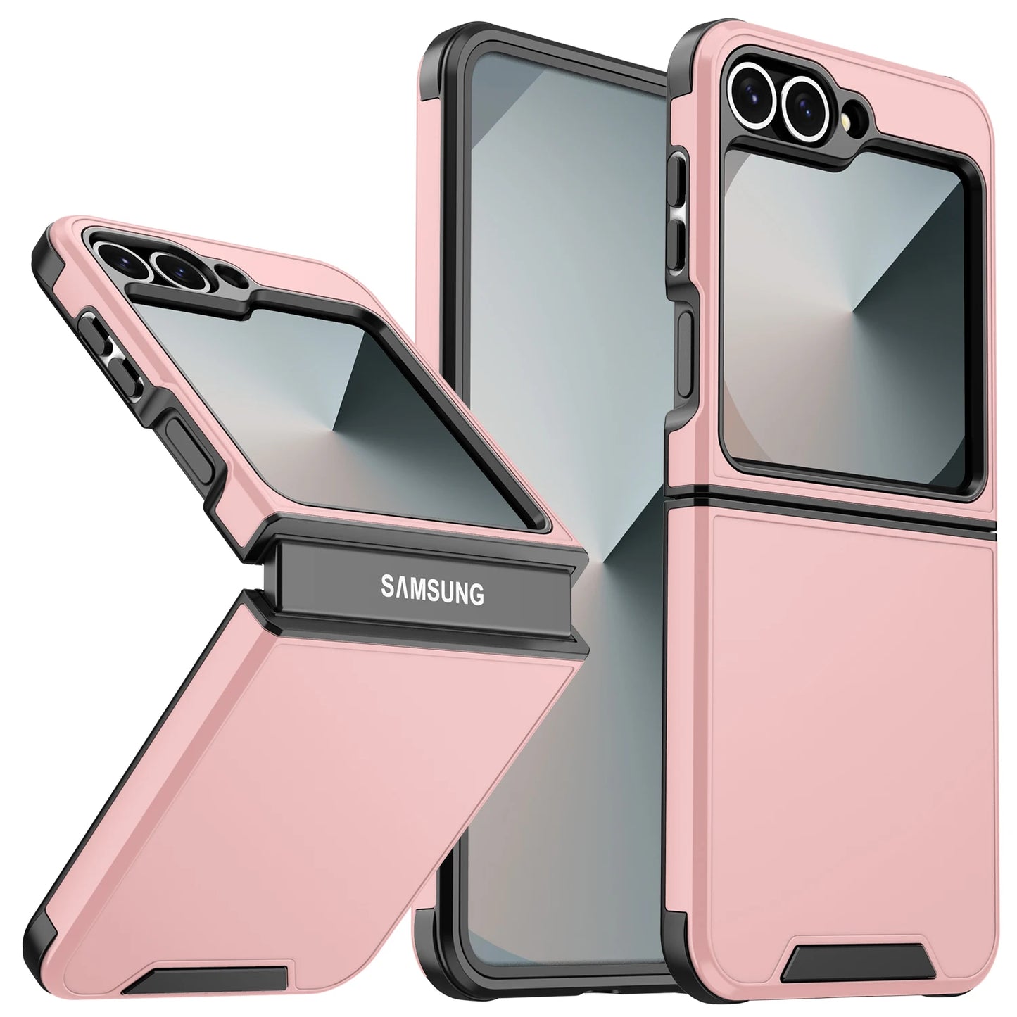 Luxury Original Official Slim Matte Protect Phone Case Samsung Galaxy Z Flip 7 8 6 5 4  For Wireless Charging Shockproof Cover