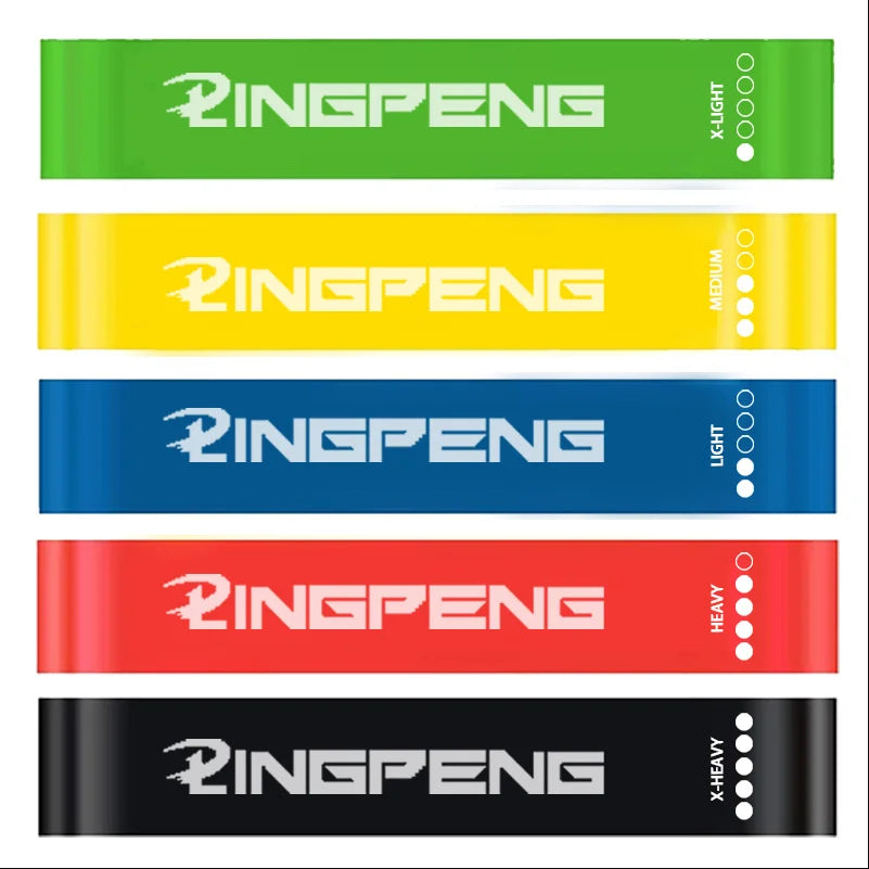 Latex Resistance Bands Set for Fitness and Yoga
