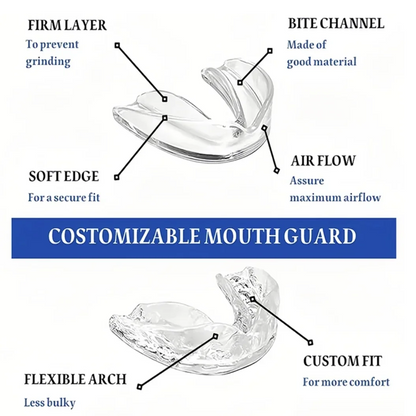Hot Sale 4pcs/Box Mouth Guards for Clenching Teeth Moldable Dental Teeth Night Guard for Adult Stop Teeth Grinding Bruxism Tray
